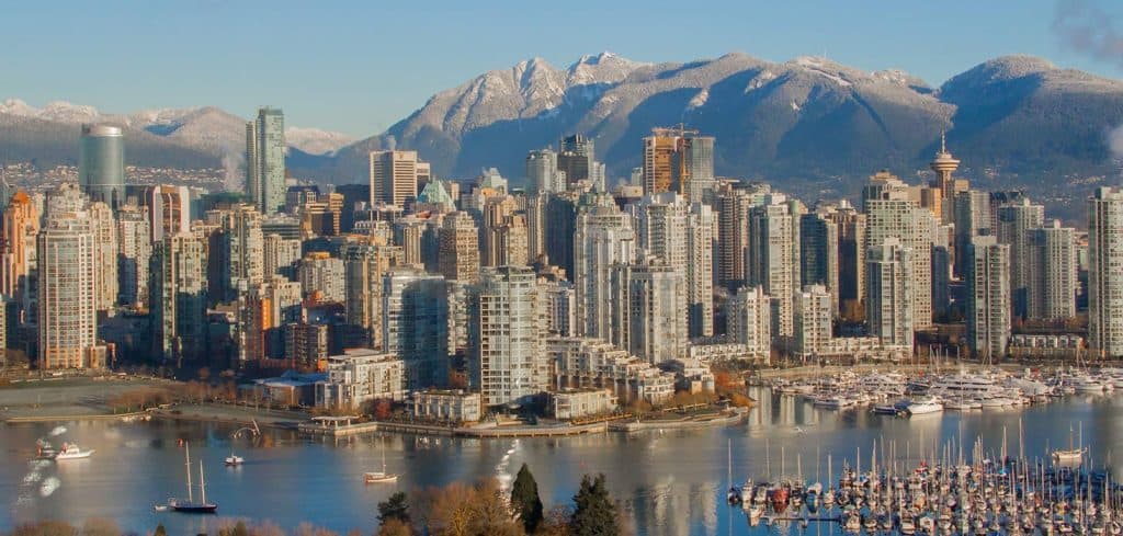 Panoramic view of Vancouver