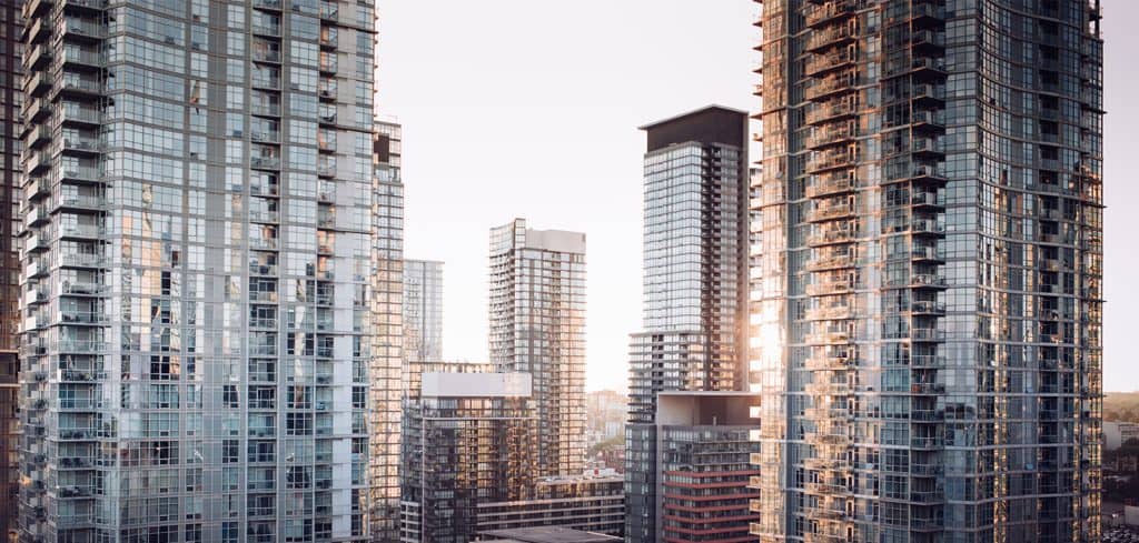 High rises in Toronto, Canada