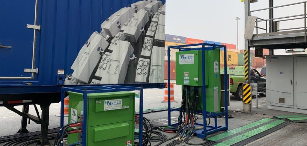 A generator and automatic transfer switch.