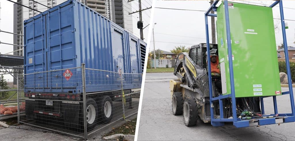 A generator and 1200A panel
