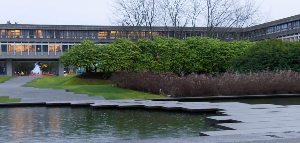 A building on a university campus.