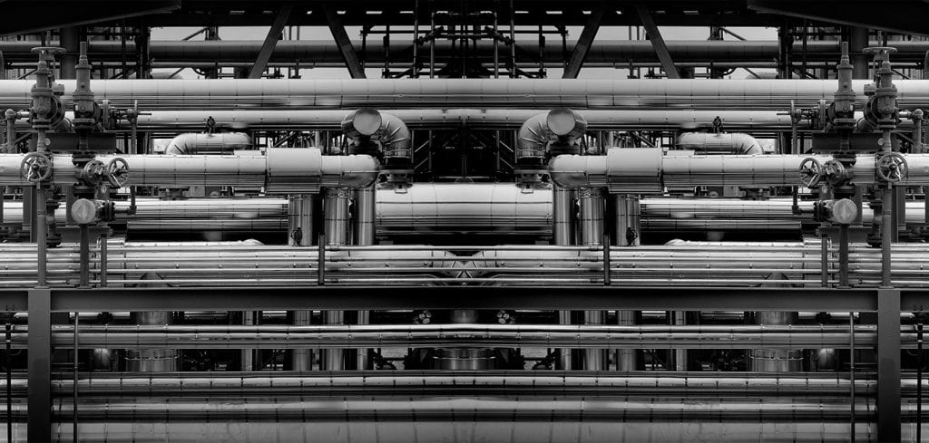 Gas pipelines.