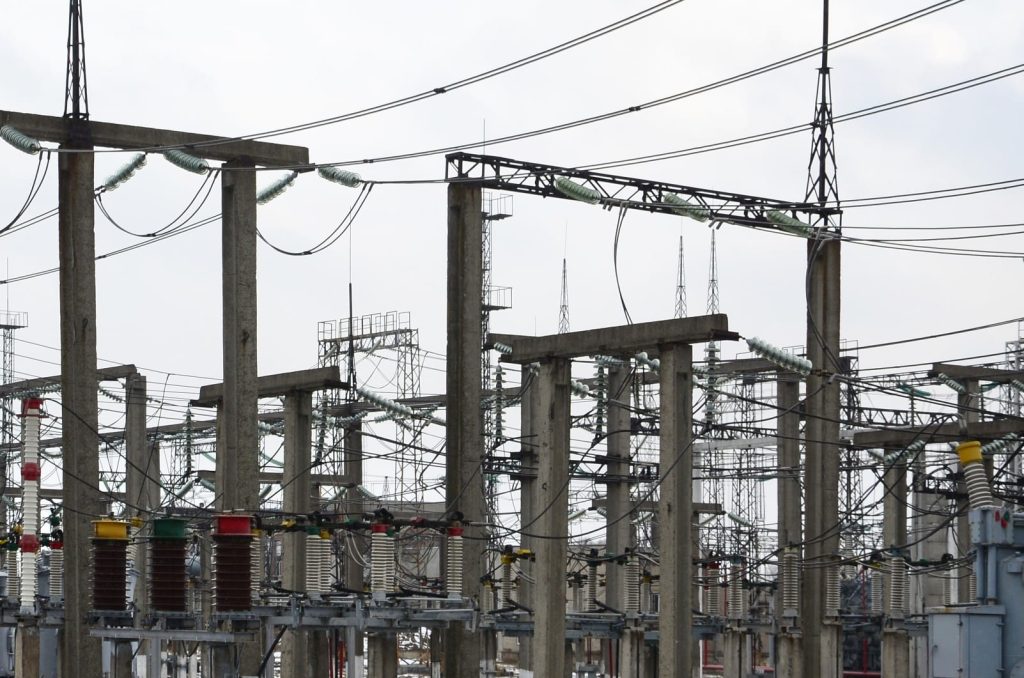 Power Plant Station of transformers & wires