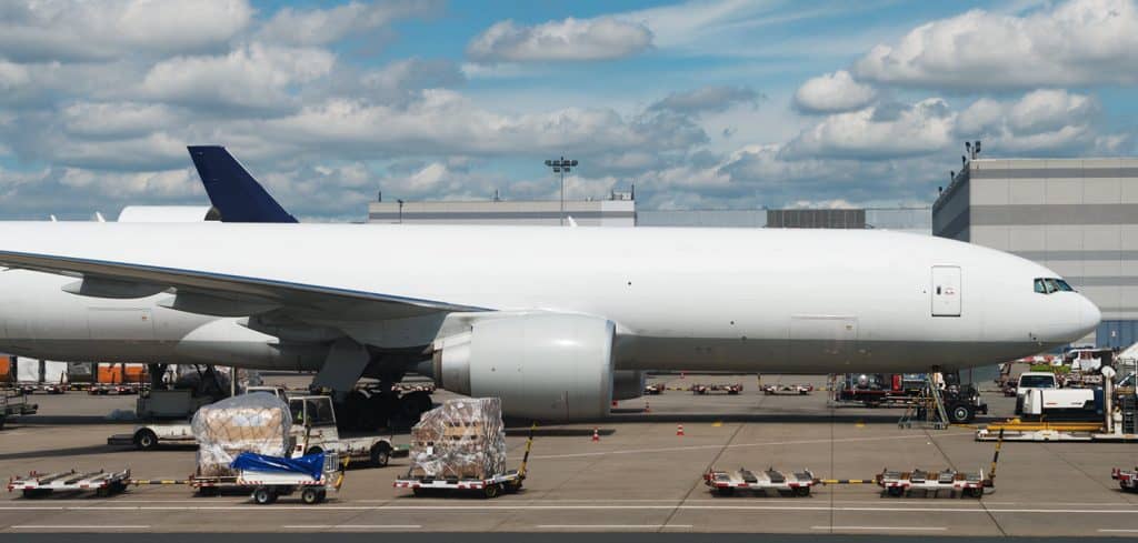 Large courier jet.