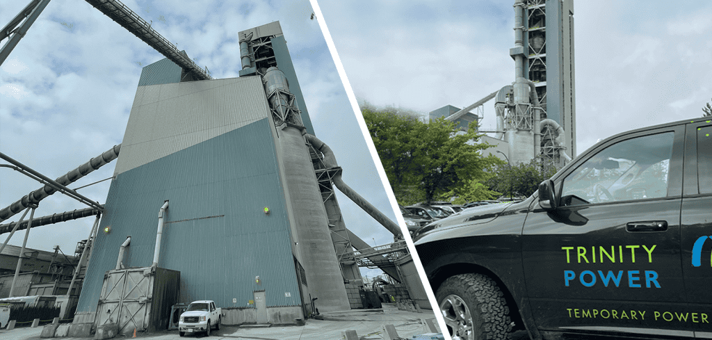 A large cement plant.