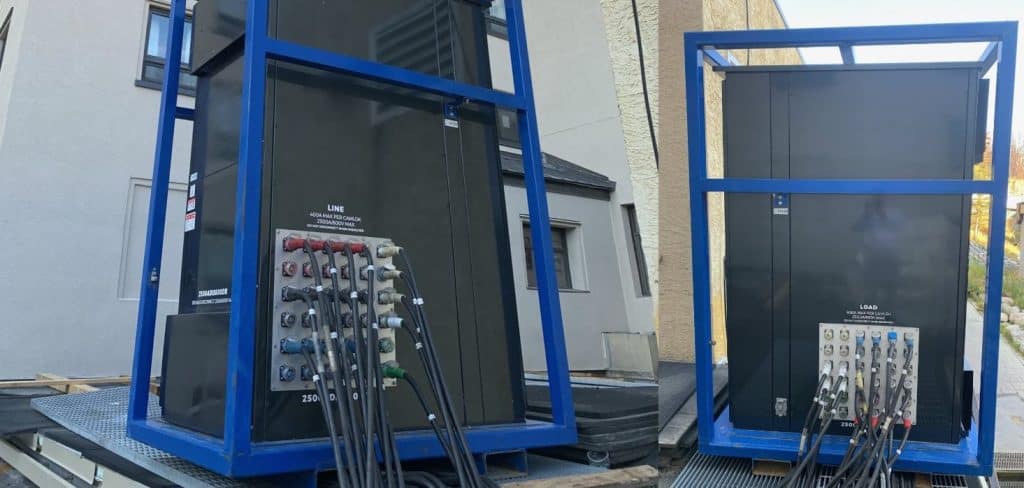 2500A breaker outside hotel
